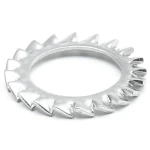 Steel Zinc Plated External Tooth Lock Washer Size 18 mm Thickness 1.4 mm DIN 6798 Standard | Aobsco  Company