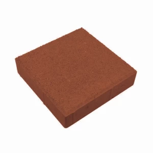 Holland Square Rough Interlock Paver Tiles Height 8 cm Size 30×30 cm Dark Brown | Artic