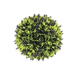 كورة نبات صناعي للديكور، بنفسجى مع أصفر، طول 40 سم 