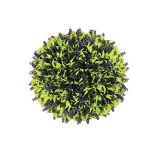 Artificial Plant Ball 40 cm Diameter Purple with Yellow Color | Luxury line