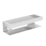 رف طول 30 سم عرض10 سم، ارتفاع 8 سم، لون كروم