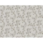 Italian Wallpaper Pale Beige Color Floral Design, Size 10mx0.53m, Model Z66856