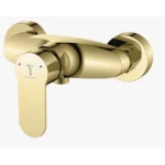 Shower Mixer Brass, RISE Model, Gold Color | Saudi ceramics