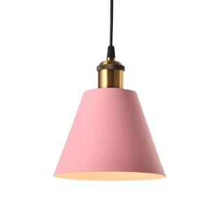 New Classic Hanging Light 13.5x17 cm Minimal Design Pink Color | 48224