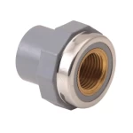 COUPLING (SLIP X FPT) WITH BRASS INSERT CPVC schedule 80 Al-Rajhi Size ½x½ inch Color Light Gray