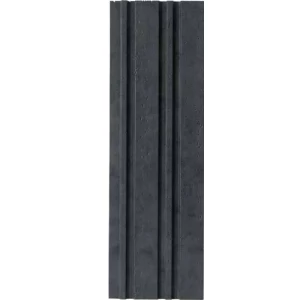 PC Wood Replacement for Facades Size 16 x 290 cm Dark Gray | Luxury line