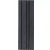 PC wood replacement for facades, size 16 x 290 cm, dark gray color