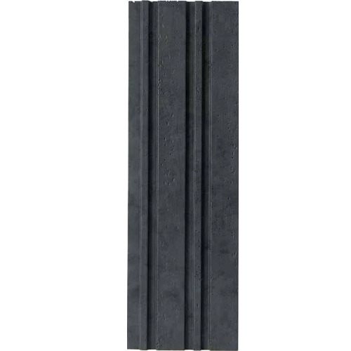 PC Wood Replacement for Facades Size 16 x 290 cm Dark Gray | Luxury line