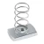 Spring Channel Nut Size M8 | United Electricals