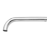 Wall Bathroom Washbasin Mixer With Frame, Depth 25 cm, Width 7 cm, Shinny Chrome Color