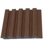 Artificial Wood Decor PS, brown Color, Size 16x290 cm, Model  JU-009