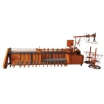 ماكينة نسج شبكة اسلاك حلزونيه اتوماتيك مزدوجة، قدرة 120متر2/ الساعة