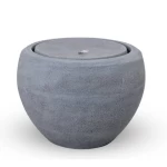 نافورة بولي تيرازو بتصميم حديث للزينة، لون رمادي، مقاس 50×70 سم، رقم المنتج LT49610421-0000