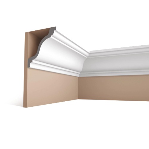 PU Foam Interior Decorative Cornices 244x12x13 cm White | Zakharef Company
