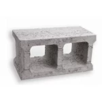 بلوك أسمنتي بركاني، مقاس 40x20x20 سم، لون رمادي |  شركة وسد الصناعية