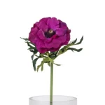 Artificial Anemone Flowers, Size 52 cm, purple color