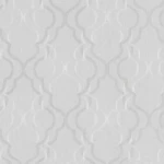 ورق جدران تصميم كلاسيك مقاس 10 م×0.53 م، لون رمادي