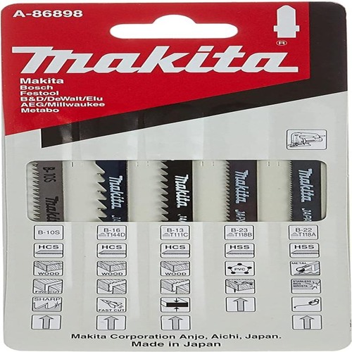 Reciprocating Saw Blade Set 5-Piece, HCS Type, 0.1 kg | Makita by ARAB PROS COMPANY