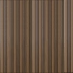 Chinese Wood Alternative for Walls, Size 290x12 cm, Brown Color