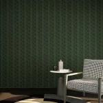 Patterned Design Wallpaper, Size 10 mx50 cm, green Color