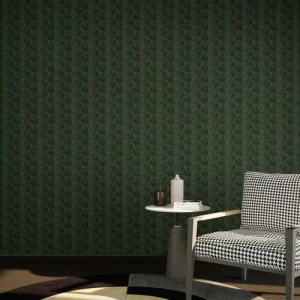 Patterned Design Wallpaper Size 10 m x 50 cm, Green Color | GF62097