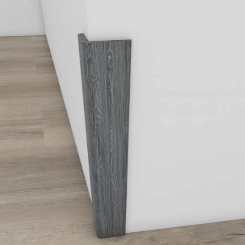 ركن زاوية فايبر 240 × 3 × 3 سم لون رمادي | خط  الفخامة