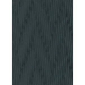 Wavy Wallpaper 10m x 0.53m Dark Gray, Model 10033-15 | Balbaid Decor Company