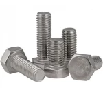 Full Thread Stainless Steel 304 Hexagon Bolt,    Size 10 mm Length  25 mm, DIN 933 Standard   