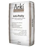 Arki Putty Cement Wall Putty, Grey Color, 25kg Bag