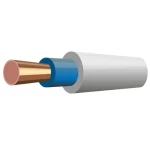 Single Core Electrical Cable 10 sq mm 0.6/1kV, Solid Copper Conductor, PVC Insulation, Blue Color, 2000 meter Length | Red Sea Cables