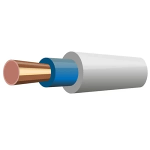 كيبل كهرباء 1 خط 10 sq mm 0.6/1kV، موصل نحاس مصمت، عزل PVC، أزرق، طول 2000m | كابلات البحر الأحمر
