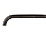 Wall Washbasin Faucet, 30×8×7 cm, Without Frame, Tall, Shiny Titanium Color