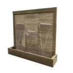 Steel Outdoor Decoration Waterfall With Lighting, Brown, Size 180 × 190 cm, Product Number SRS201500