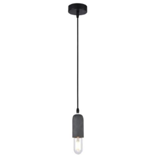 Modern Ceiling Pendant 55x55x96 mm, Black Color | 