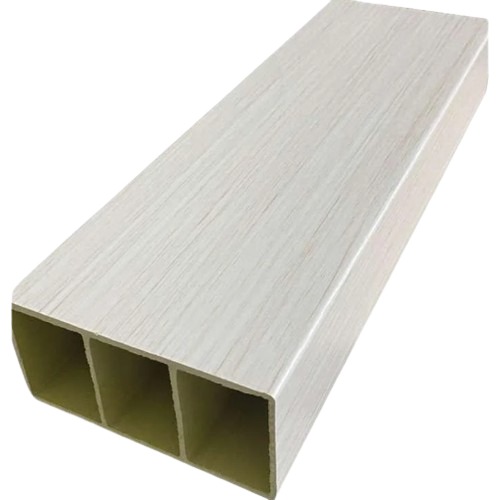 Columns Wood Alternative Partition PVC 10×5 cm, 2.90m Height, Light Gray | Luxury line