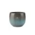 Ceramic planter pot, width 21 cm length 16.4 cm blue and brown color