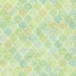American Wallpaper Green Color Patterned Design, Size 10mx0.53m, Model TB4265