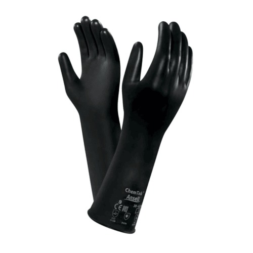 Chemical Protection Gloves Size XLarge 11, Nitrile Coated, Touchscreen Compatible | Reda Safe