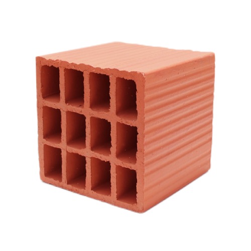 Half Hollow Red Bricks 12 Holes Size 20×20×20 cm Weight 5 kg | Al-Maimani for the red bricks