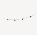 Outdoor Azar Pendant Light Black, Size 11.5 x 13.5 x 450 cm