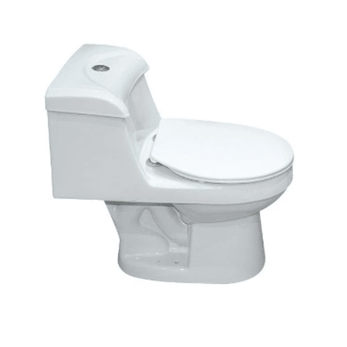Floor Mounted Water Closet Height 25 cm, White Color | Zinco Trading Company