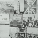 Youthful Wall Covering, Color black and white, Length 15.6m, Width 106cm 