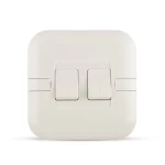 مفتاح انارة مزدوج اتجاهين (دركسيون) 10 أمبير، ابيض، مقاس 7×7 سم، 250 فولت | سبكترا