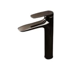 خلاط مغسلة شامل، لون تيتانيوم لامع، الطول 22.4 سم، العرض 18 سم، القطر 4.4 سم، ضغط 15 بار