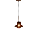 علاقي برونزي للسقف، طول السلك 70 سم، أبعاد القطعة 15×23 سم