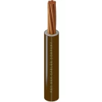 Stranded Copper Single Core Wire, 185mm, 450/750V, PVC 70°C Insulation, Brown Color, 100 Yards | Red Sea Cables