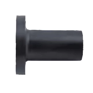 Long HDPE Plastic Flange Adapter 180 mm ID, 26 mm Thickness, Black | Union Pipe industry KSA