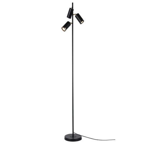 Tall Floor Lamp 163x29x22 cm, Black Color | 49381