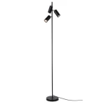 Tall Floor Lamp, Size 163 x 29 x 22 cm, Black Color.