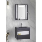 Marble Surface Ceramic Hand washbasin Size 80 cm, with Wooden Cabinet